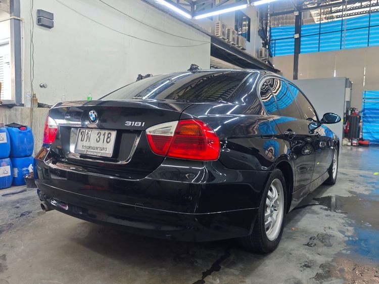 BMW Series 3 2006 318i Sedan เบนซิน ไม่ติดแก๊ส เกียร์อัตโนมัติ ดำ รูปที่ 3