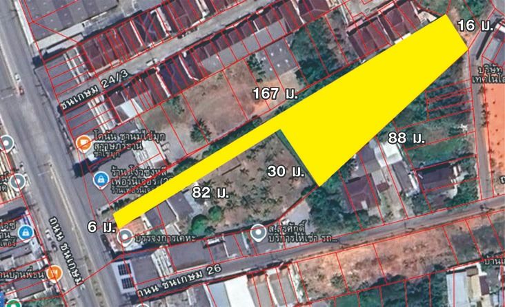 ขายที่ดินเปล่า 1-2-64 ไร่ ใกล้สนามไดรฟ์กอล์ฟบ้านสน อ.เมือง จ.สุราษฎร์ธานี รูปที่ 4