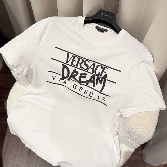 ขาว M แขนสั้น อื่นๆ เสื้อ versace