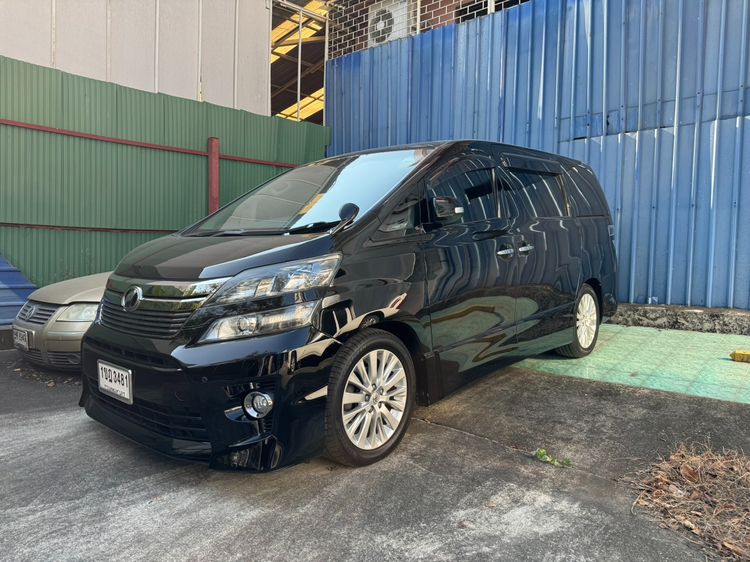 Toyota Vellfire 2008 2.4 V Utility-car เบนซิน LPG เกียร์อัตโนมัติ ดำ รูปที่ 2