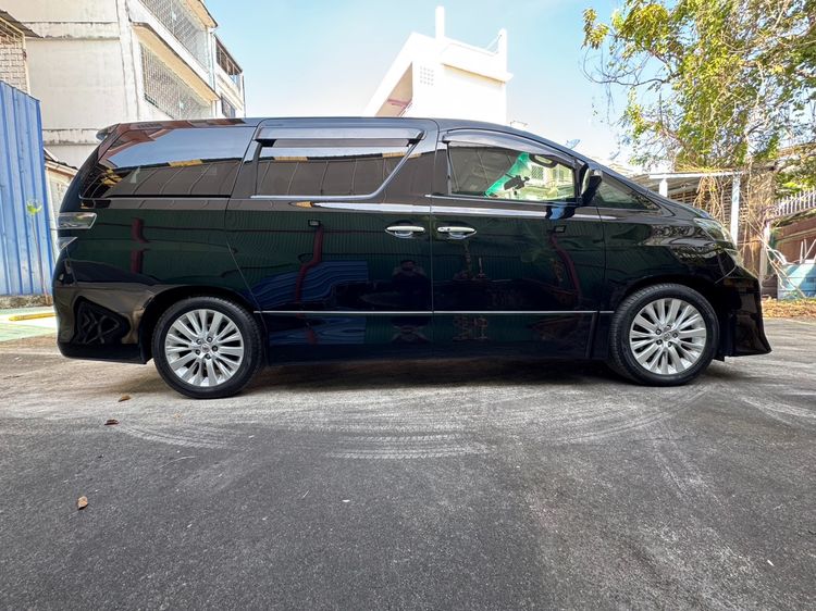 Toyota Vellfire 2008 2.4 V Utility-car เบนซิน LPG เกียร์อัตโนมัติ ดำ รูปที่ 4