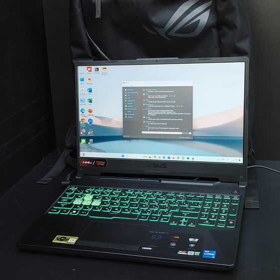 อื่นๆ อื่นๆ อื่นๆ ไม่ใช่ ASUS TUF Gaming F15 i5-11400H RTX3050 จอ 144Hz SSD 512GB ครบชุดพร้อมเป้ ROG