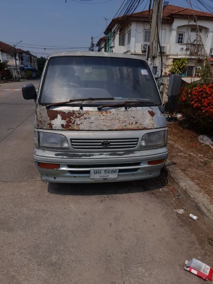 Toyota Hiace 1995 2.5 Van เบนซิน ไม่ติดแก๊ส เกียร์อัตโนมัติ เทา รูปที่ 4