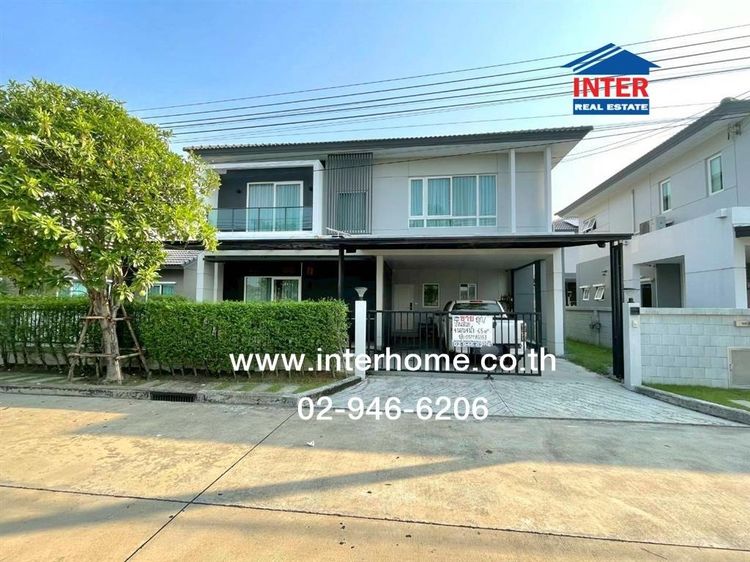 บ้านเดี่ยว 2 ชั้น 65 ตร.ว. หมู่บ้านเซนโทรพระราม9 - มอเตอร์เวย์ ถนนพัฒนาชนบท3 ถนนศรีนครินทร์-ร่มเกล้า ถนนมอเตอร์เวย์ เขตลาดกระบัง กรุงเทพ