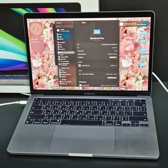 MacBook Pro M1 13” 2020 RAM 8GB SSD 256GB แบตสุขภาพ 92 สภาพสวย พร้อมกล่อง