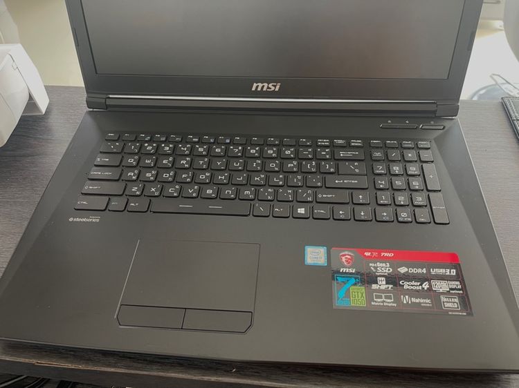 💥 MSI GL72 7RD  Notebook มือสอง ขาย ราคา 15,000 บาท 💥 (ราคาต่อรองได้) รูปที่ 3
