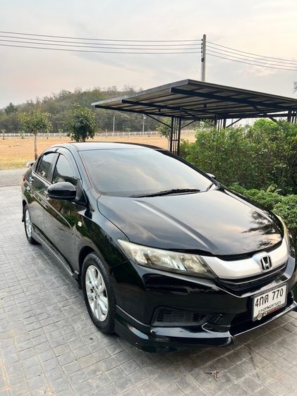 Honda City 2015 1.5 S Sedan เบนซิน ไม่ติดแก๊ส เกียร์อัตโนมัติ ดำ รูปที่ 2