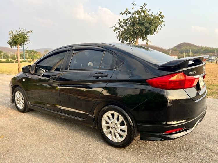 Honda City 2015 1.5 S Sedan เบนซิน ไม่ติดแก๊ส เกียร์อัตโนมัติ ดำ รูปที่ 4
