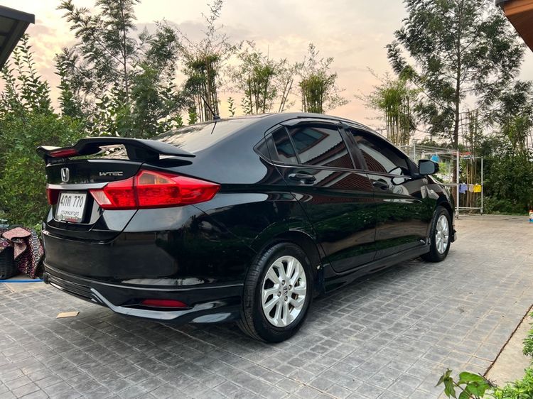 Honda City 2015 1.5 S Sedan เบนซิน ไม่ติดแก๊ส เกียร์อัตโนมัติ ดำ รูปที่ 3