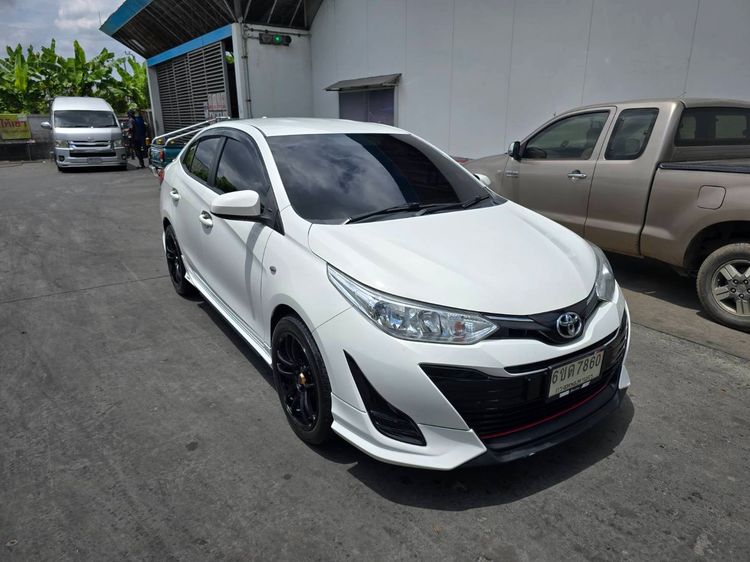 Toyota Yaris ATIV 2020 1.2 Entry Sedan เบนซิน ไม่ติดแก๊ส เกียร์อัตโนมัติ ขาว รูปที่ 4