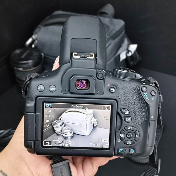 Canon EOS 750D + เลนส์ 3 ตัว (10-22mm USM  18-55mm IS  50mm f1.4) ครบชุด พร้อมกระเป๋า รูปที่ 14