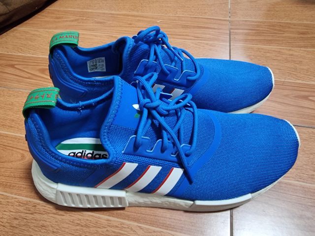 Adidas NMD R1Blue White Knit ของเเท้ 