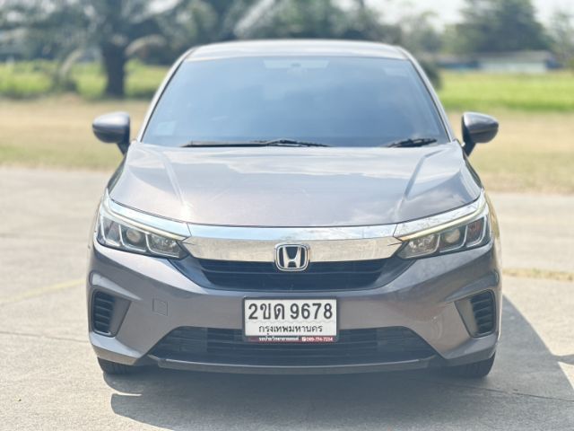 Honda City 2021 1.0 S Sedan เบนซิน ไม่ติดแก๊ส เกียร์อัตโนมัติ เทา รูปที่ 2