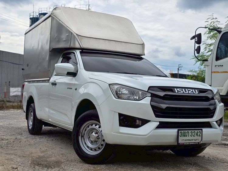 Isuzu D-MAX 2022 1.9 S Pickup ดีเซล ไม่ติดแก๊ส เกียร์ธรรมดา ขาว รูปที่ 2