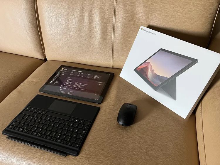 Surface Pro 7 พร้อมคีย์บอร์ดและเมาส์ i7 หน่วยความจำ SSD 256 GB RAM 16 GB สภาพเหมือนใหม่ รูปที่ 6