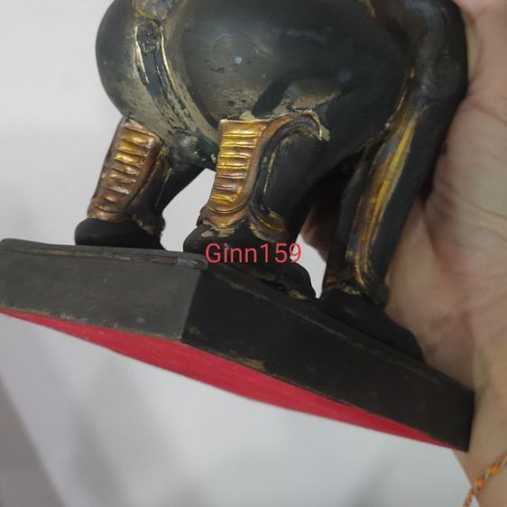 สิงห์ เงินปิดทอง คู่นี้หล่อจากเงินบริสุทธิ์ 99 ผลงานศิลปินแห่งชาติ คุณไข่มุกด์ ชูโต  รูปที่ 8