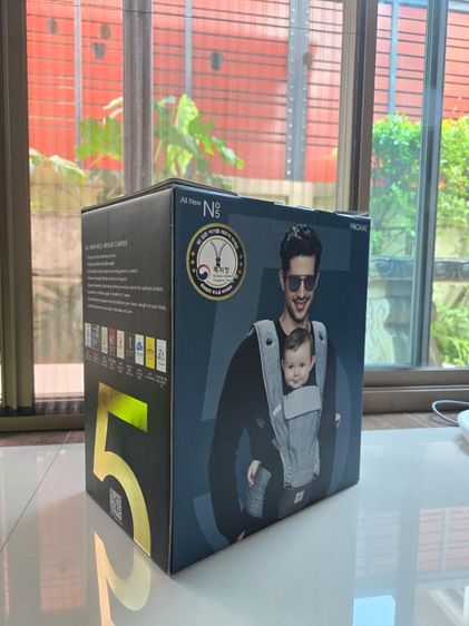 Pognae เป้อุ้มเกาหลี สภาพใหม่มากๆ มีกล่อง อุปกรณ์ครบเนื้อผ้าระบายอากาศดี ไม่ร้อนทั้งคนอุ้ม และเด็ก รุ่นนี้ไม่เจ็บ เขาเอว เข้าบ่าพอดี   รูปที่ 4