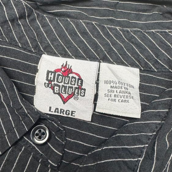เสื้อเชิ้ต​ House of Blues Size L รูปที่ 5