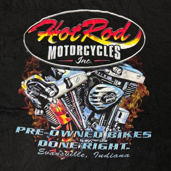 เสื้อยืด Hot Rod Motorcycles Size XL รูปที่ 4