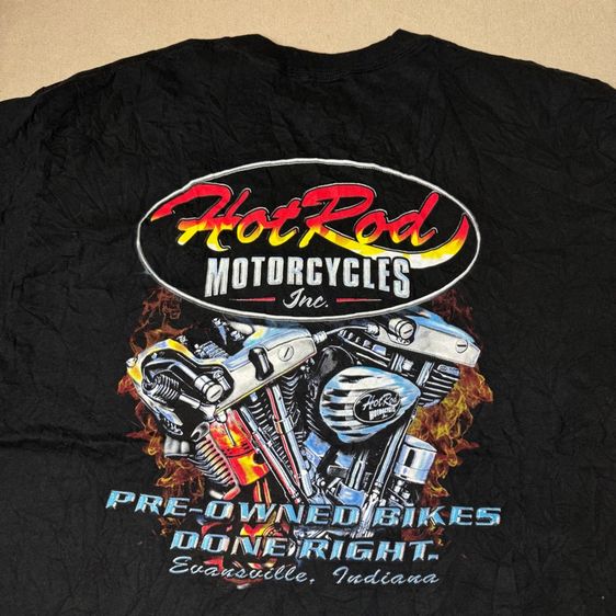 เสื้อยืด Hot Rod Motorcycles Size XL รูปที่ 3