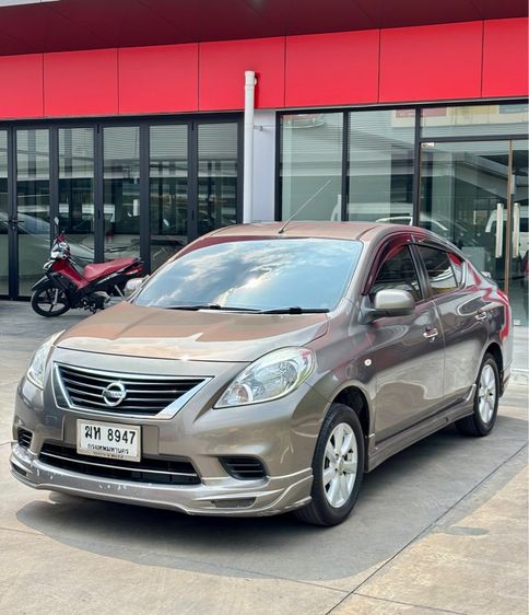 Nissan Almera 2012 1.2 V Sedan เบนซิน ไม่ติดแก๊ส เกียร์อัตโนมัติ บรอนซ์ทอง รูปที่ 2