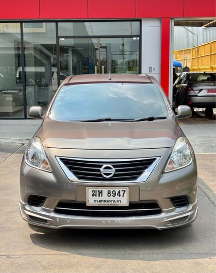Nissan Almera 2012 1.2 V Sedan เบนซิน ไม่ติดแก๊ส เกียร์อัตโนมัติ บรอนซ์ทอง รูปที่ 3