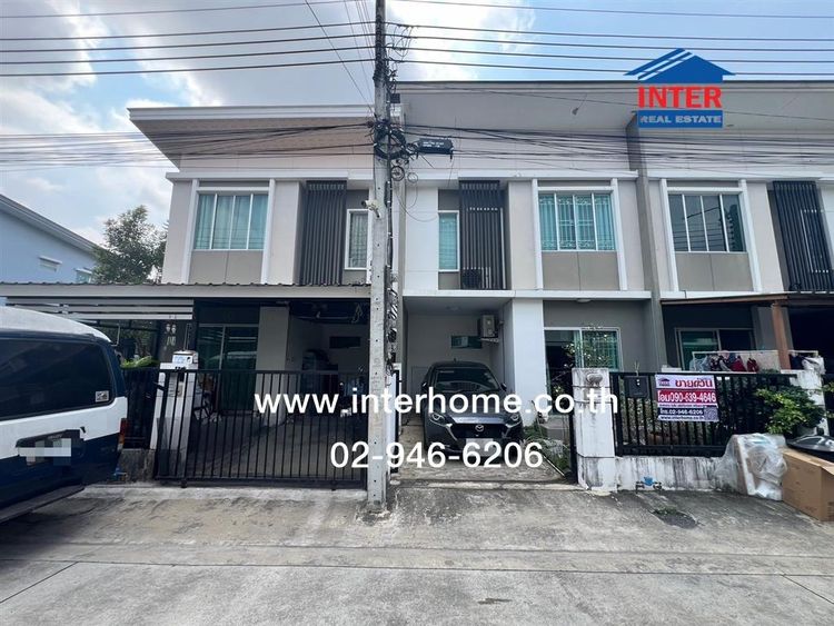 ทาวน์เฮ้าส์ 2 ชั้น 17.5 ตร.ว. หมู่บ้านพฤกษาวิลล์66-1 บางนา - หนามแดง ถนนบางนา-ตราด ถนนบัวนครินทร์ บางพลี สมุทรปราการ