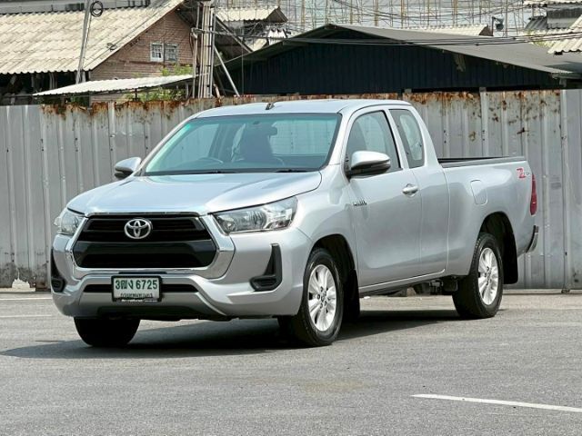 Toyota Hilux Revo 2021 2.4 Entry Pickup ดีเซล ไม่ติดแก๊ส เกียร์ธรรมดา เทา รูปที่ 2