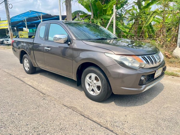 รถ Mitsubishi Triton 2.4 CNG สี น้ำตาล