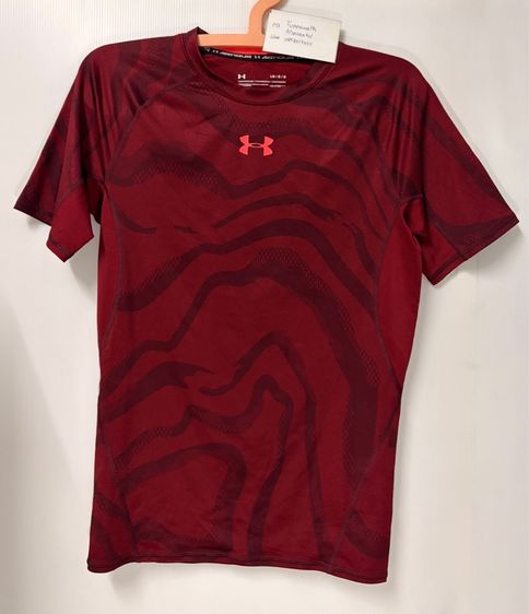 ผู้ชาย แดง ชุดออกกำลังกาย เสื้อออกกำลังกาย รัดกล้าม under armour