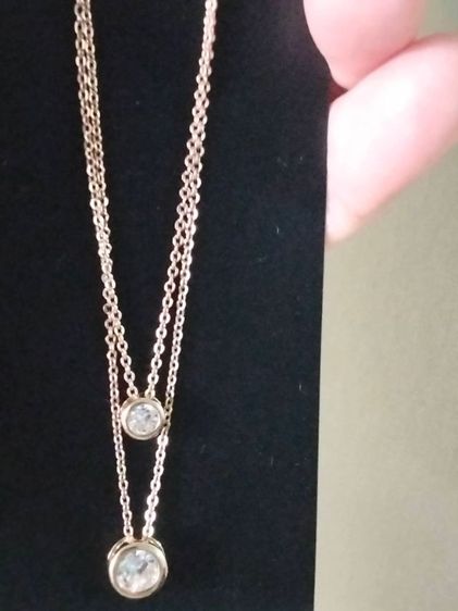 สร้อยคอ Rose Gold แบรนด์USA มือ1 ขาย135.-ส่งฟรี รูปที่ 2
