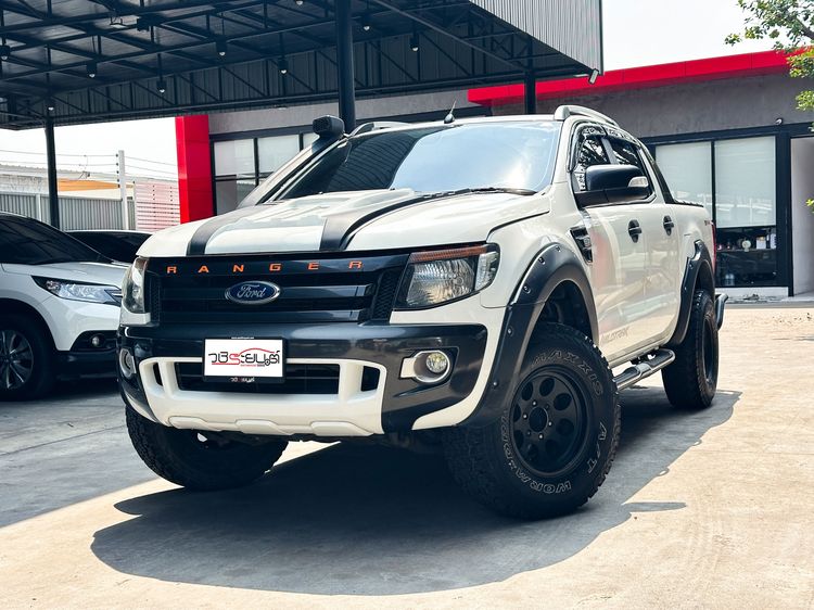 รถ Ford Ranger 2.2 Hi-Rider Wildtrak TDCi สี ขาว