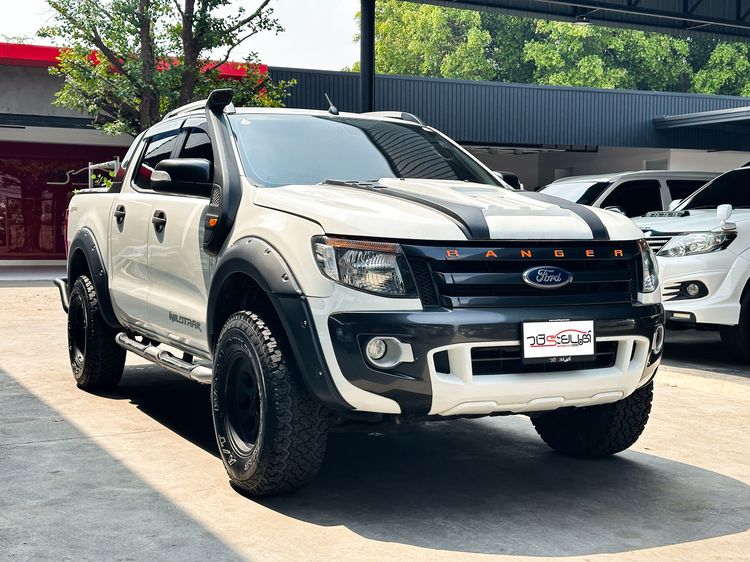 Ford Ranger 2013 2.2 Hi-Rider Wildtrak TDCi Pickup ดีเซล เกียร์อัตโนมัติ ขาว รูปที่ 3