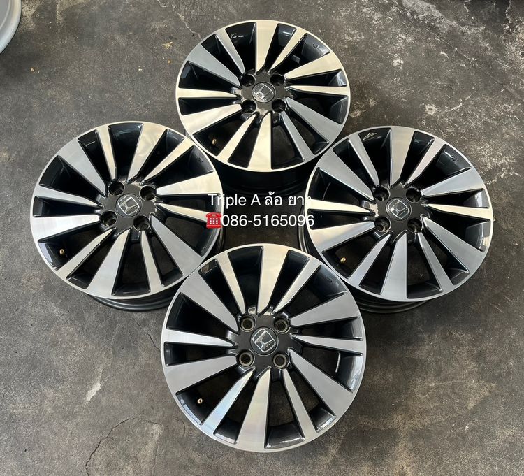 ✨ล้อแม็กป้ายแดง✨Honda City SV รุ่นใหม่ ขอบ 15 เทาหน้าเงา💖สวยกริ๊บ💖 รูปที่ 6