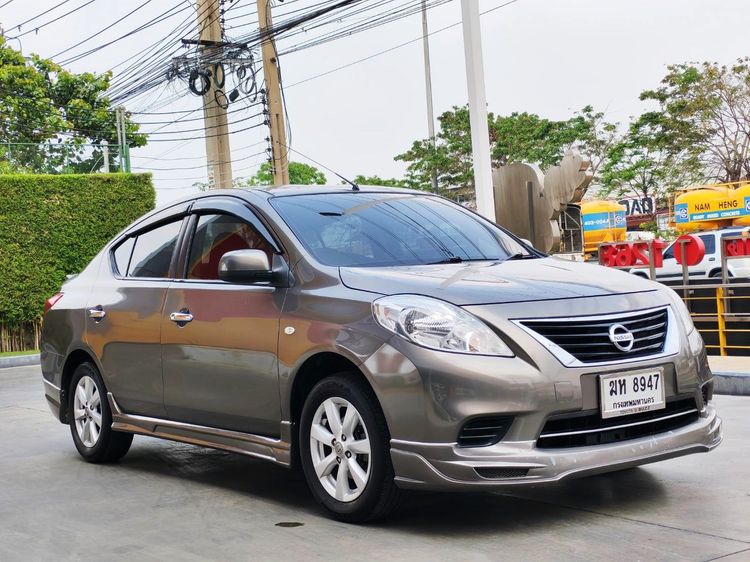Nissan Almera 2012 1.2 V Sedan เบนซิน ไม่ติดแก๊ส เกียร์อัตโนมัติ น้ำตาล รูปที่ 3