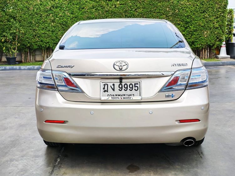 Toyota Camry 2010 2.4 Hybrid Sedan ไฮบริด ไม่ติดแก๊ส เกียร์อัตโนมัติ น้ำตาล รูปที่ 3
