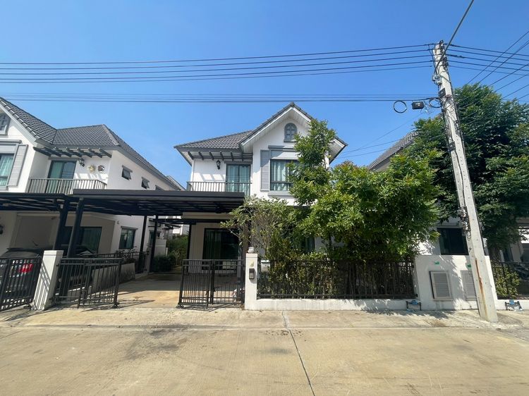 Property Perfect มีบางส่วน 2022 ขายบ้านแฝด Modi Villa ราชพฤกษ์ตัดใหม่ ฟังก์ชั่นครบ 4 นอน 3 น้ำ จอดรถ 2 คัน พร้อมอยู่ เดินทางสะดวก แอร์ครบ ต่อเติมครบ รูปที่ 1