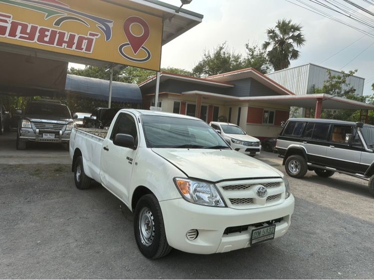 Toyota Hilux Vigo 2004 2.5 J STD Pickup ดีเซล ไม่ติดแก๊ส เกียร์ธรรมดา ขาว รูปที่ 3