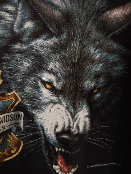 Vintage Harley-Davidson 3 D Emblem Wolf รูปที่ 5