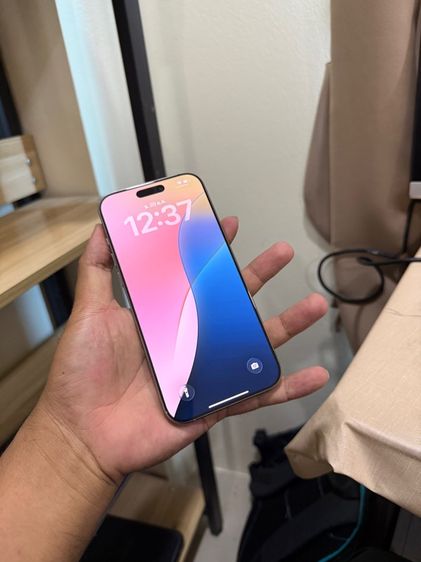 iPhone 16 Pro Max 256GB Natural Titanium เดิมๆ แบตแท้ 100 กล้องมีเลเซอร์นิดนึง เน้นใช้งาน คุ้มมากครับ รูปที่ 6
