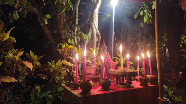 เทียนท้าวเวสสุวรรณ เทียนล้านนา เทียนพม่า เทียนเปิดโชคลาภ วาสนา การเงิน การงาน ความรัก สุขภาพ รูปที่ 7