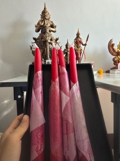 เทียนท้าวเวสสุวรรณ เทียนล้านนา เทียนพม่า เทียนเปิดโชคลาภ วาสนา การเงิน การงาน ความรัก สุขภาพ รูปที่ 3