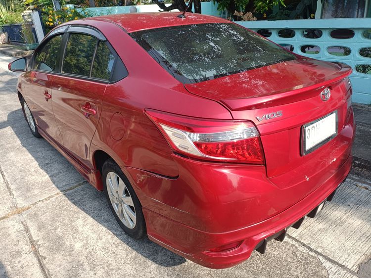 Toyota Vios 2014 1.5 E Sedan เบนซิน ไม่ติดแก๊ส เกียร์ธรรมดา แดง รูปที่ 2