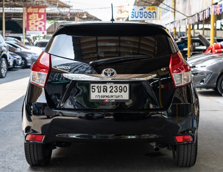 Toyota Yaris 2016 1.2 G Sedan เบนซิน ไม่ติดแก๊ส เกียร์อัตโนมัติ ดำ รูปที่ 4