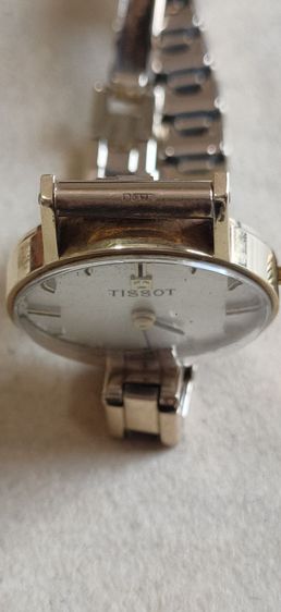 นาฬิกา วินเทจ ผู้หญิง แบรนด์ Tissot swiss made ทองคำ 9ct ทั้งสายทั้งเรือน  รูปที่ 10