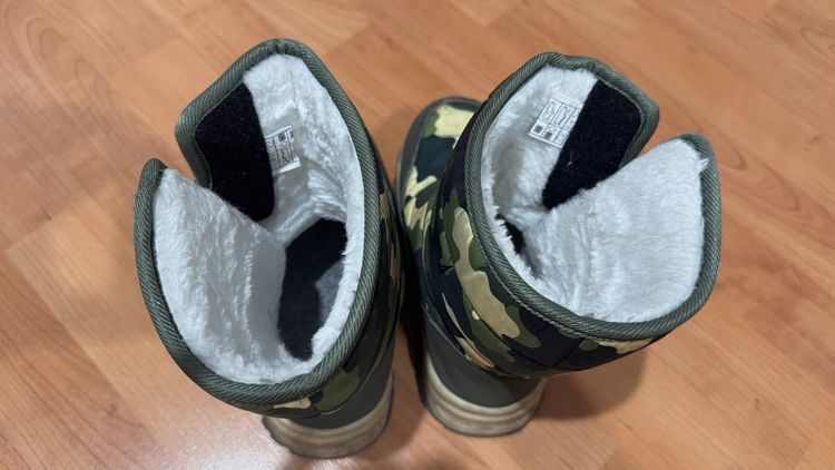 รองเท้าบูทหิมะกันน้ำกันลื่น ซับขน สำหรับเด็ก รูปที่ 8