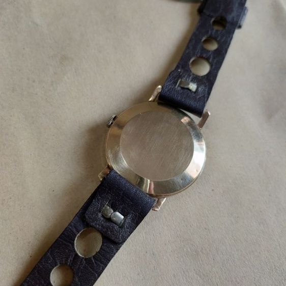 นาฬิกาวินเทจ ผู้ชาย แบรนด์ OMER ancre 17 rubis ตัวเรือน 9K 375 Swiss made  รูปที่ 10