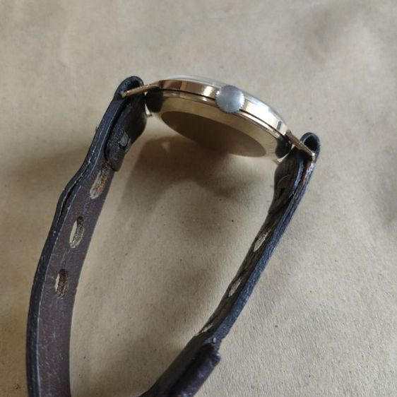 นาฬิกาวินเทจ ผู้ชาย แบรนด์ OMER ancre 17 rubis ตัวเรือน 9K 375 Swiss made  รูปที่ 12