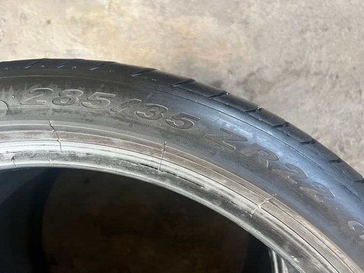 ยาง Pirelli PZero 285 35 22 ปี23 คู่ 3000 บาท สภาพดี รูปที่ 6