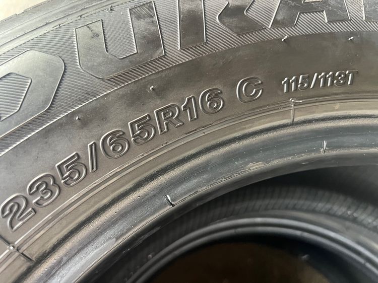 ยาง Bridgestone Duravis 235 65 16C ปี25 คู่ 1600 บาท ไม่ปะ รูปที่ 5